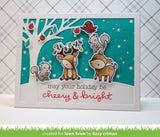 Lawn Fawn, Clear Stamps & Dies Combo, Cheery Christmas (LF1216 & LF1217)