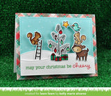 Lawn Fawn, Clear Stamps & Dies Combo, Cheery Christmas (LF1216 & LF1217)