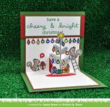 Lawn Fawn, Clear Stamps & Dies Combo, Cheery Christmas (LF1216 & LF1217)