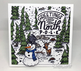 Brutus Monroe Clear Stamps 4"X5.75", Build A Snowman