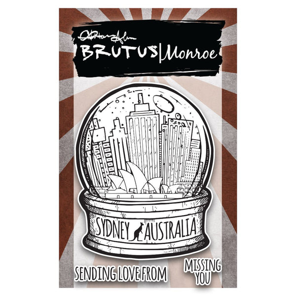 Brutus Monroe, Clear Stamps 3"X4", City Sidewalks - Australia