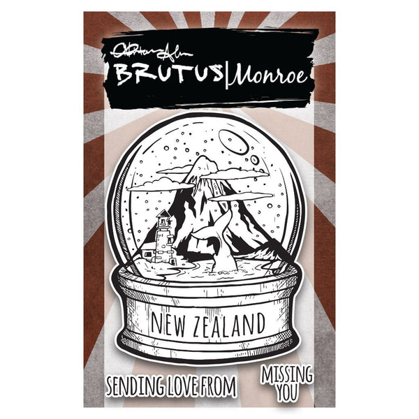 Brutus Monroe, Clear Stamps 3"X4", City Sidewalks - New Zealand