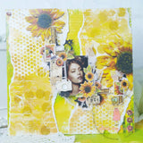 Dress My Craft Image Sheet 240gsm A4 2/Pkg, Awesome Blossom, 133 Pieces