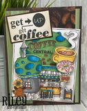 Riley & Company, Rubber Stamps, Urban Chic Business District, Coffee Central