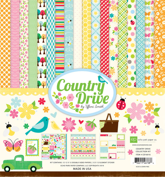 Country Drive Collection Kit - Scrapbooking Fairies