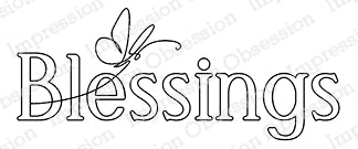 Impression Obsession, Cling Stamps, Blessings