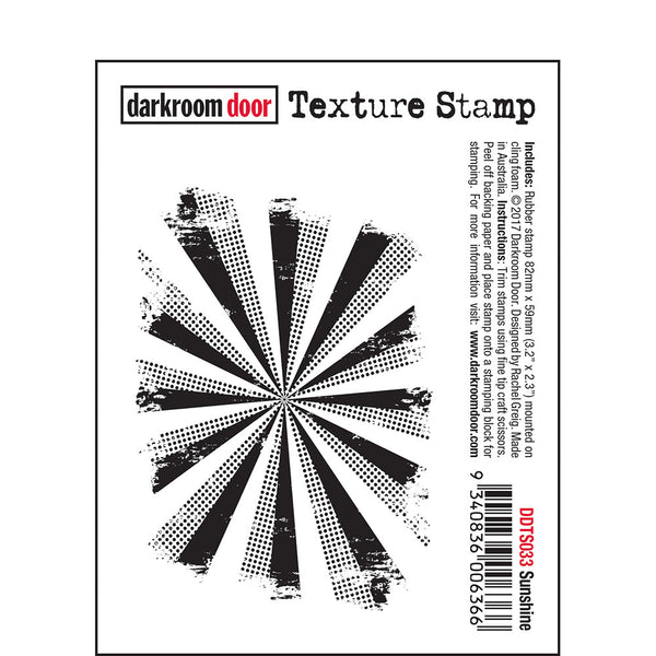 Darkroom Door, Texture Cling Stamp 3.2"X2.3", Sunshine