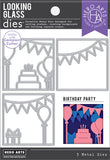 Hero Arts Looking Glass Dies, 2.1"x2.1", Birthday Party (E)