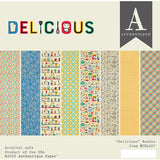 Authentique Double-Sided Cardstock Pad 6"X6" 20/Pkg, Delicious