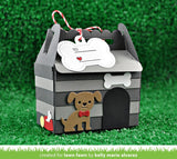 Lawn Cuts Custom Craft Die, Scalloped Treat Box Dog House Add-On