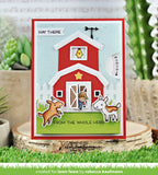 Lawn Fawn, Lawn Cuts Custom Craft Die, Reveal Wheel Build-A-Barn Add-On