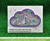 Lawn Cuts Custom Craft Die, Stitched Cloud Frames