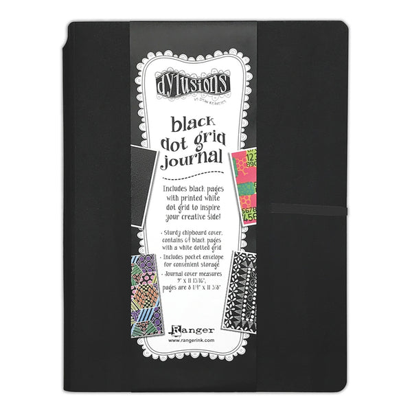 Dyan Reaveley's Dylusions Dot Grid Journal 11.75"X9", Black