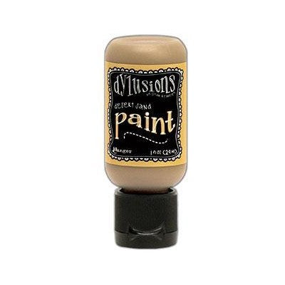 Dylusions Acrylic Paint, Flip Cap Bottle, 1oz, Desert Sand