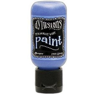 Dylusions Acrylic Paint, Flip Cap Bottle, 1oz, Periwinkle Blue