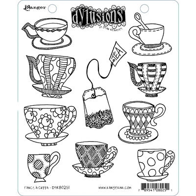 Dyan Reaveley's Dylusions Cling Stamp Collection, Fancy A Cuppa