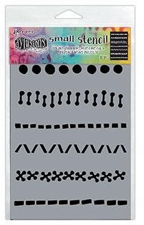 Dyan Reaveley's Dylusions Stencils 5"X8", A Stitch In Time (Small)