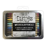 Tim Holtz Distress Watercolor Pencils 12/Pkg, Set 1 (TDH76308)