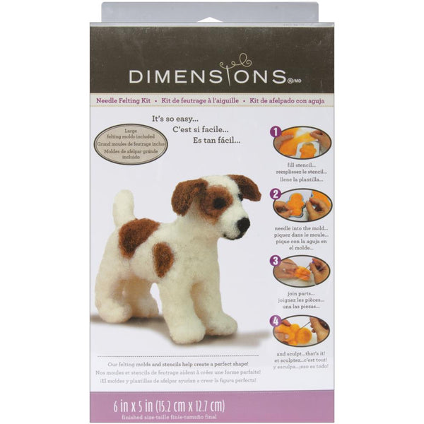 Dimensions Feltworks Needle Felting Kit, Dog