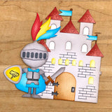 Elizabeth Craft Metal Die, Castle Folding Card