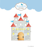 Elizabeth Craft Metal Die, Castle Folding Card