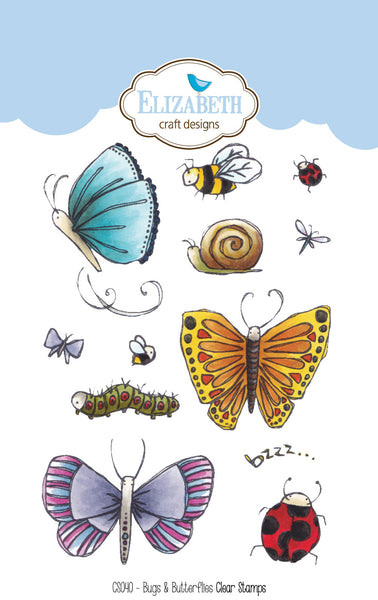 Elizabeth Craft Designs, Bugs & Butterflies - Scrapbooking Fairies
