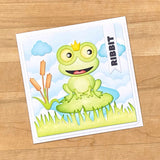 Elizabeth Crafts Designs, Clear Stamps, Prince & Frog Sentiments