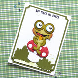 Elizabeth Crafts Designs, Clear Stamps, Prince & Frog Sentiments