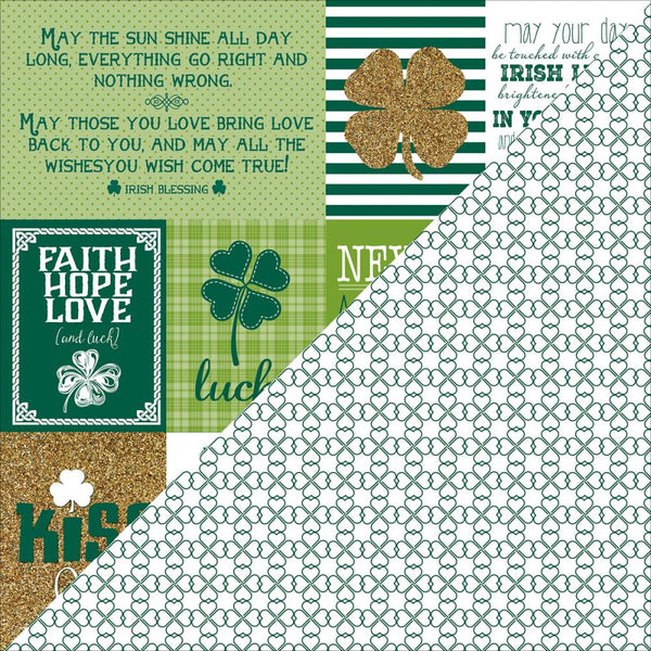 Authentique, Emerald Collection 12X12 Patterned Paper, Emerald Six