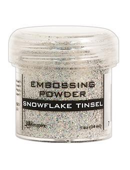 Ranger, Embossing Powder, Snowflake Tinsel