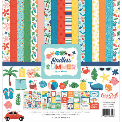 Echo Park Collection Kit 12"X12", Endless Summer