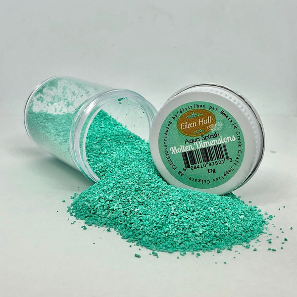 Emerald Creek, Eileen Hull, Molten Dimensions Embossing Powder, Aqua Splash