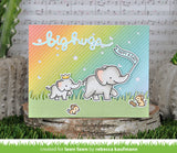 Lawn Fawn Clear Stamps & Dies Combo, Elephant Parade (LF3065 & LF3066)