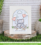 Lawn Fawn Clear Stamps & Dies Combo, Elephant Parade (LF3065 & LF3066)