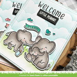 Lawn Fawn Clear Stamps & Dies Combo, Elephant Parade (LF3065 & LF3066)