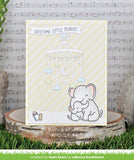 Lawn Fawn Clear Stamps & Dies Combo, Elephant Parade (LF3065 & LF3066)