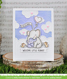 Lawn Fawn Clear Stamps & Dies Combo, Elephant Parade (LF3065 & LF3066)