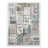 49 And Market Collage Sheets 6"X8" 40/Pkg, Color Swatch: Eucalyptus