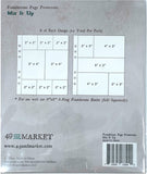 49 And Market Foundations Page Protectors 6"X8" 12/Pkg, Mix It Up