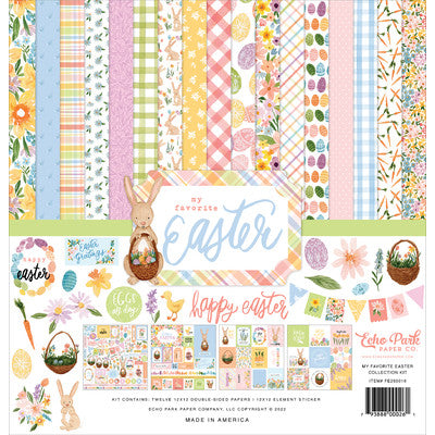 Echo Park Collection Kit 12"X12", My Favorite Easter