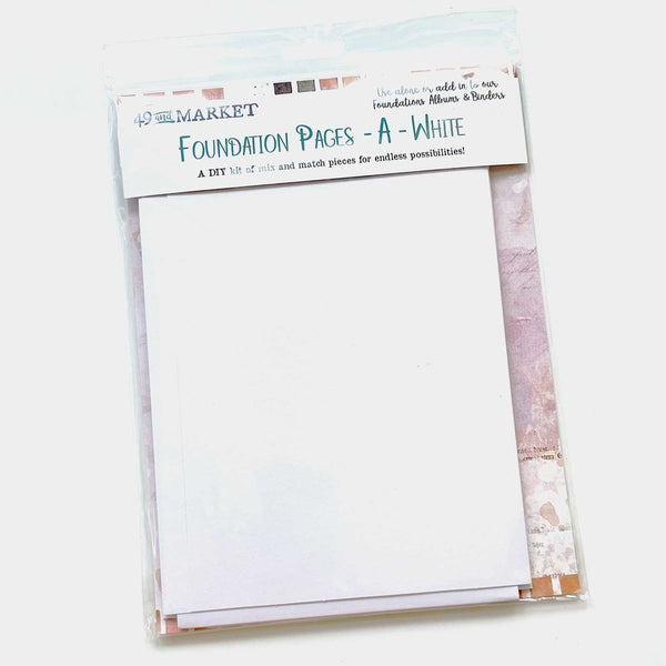 49 And Market Memory Journal Foundations Pages A, White