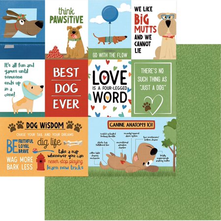PhotoPlay, Fetch Collection, Double-Sided Cardstock 12"X12", Best Dog Ever