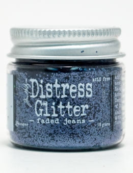 Tim Holtz Distress Glitter 18g, Faded Jeans