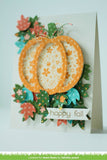 Lawn Fawn, Lawn Cuts Custom Craft Dies, Outside-In Stitched Pumpkin