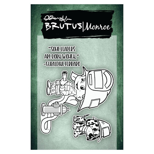 Brutus Monroe, Clear Stamps 3"X4", When I Grow Up - Firefighter