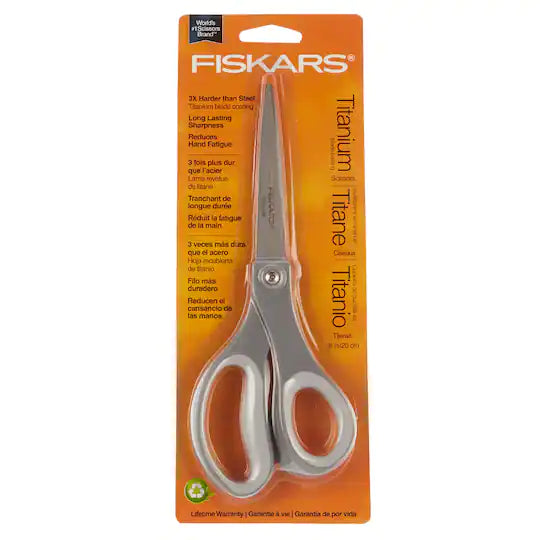 Fiskars, Softgrip Titanium Scissors 8"