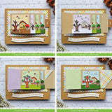 Lawn Fawn, Lawn Cuts Custom Craft Die, Diagonal Gift Card Pocket