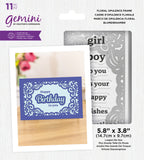Gemini Stamp & Die Set, Floral Opulence Frame