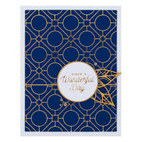 Spellbinders Glimmer Hot Foil Plate, Sealed by Spellbinders - Geometric Optical Background (GLP-332)