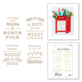 Spellbinders Glimmer Hot Foil Plate From The Parcel & Post Collection, All-Occasion Mailbox Greetings (GLP-352)